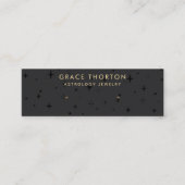 Black Astrology Stars Étoiles Écouté Elevage Carte (Devant)