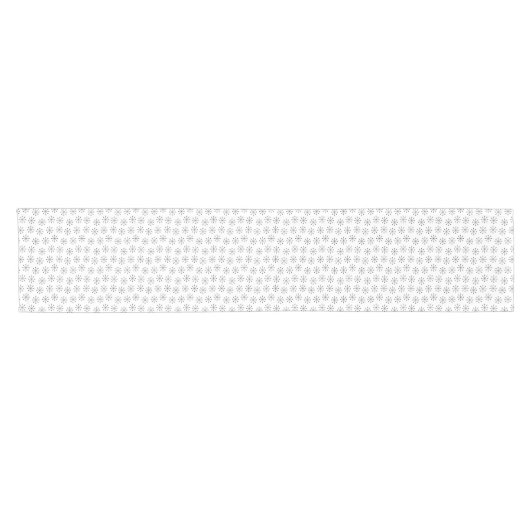 Black Atomic Starbursts Pattern | Midden-eeuw Korte Tafelloper (Horizontaal)