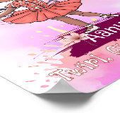 Black Baby Ballerina Wall Art  Poster (Hoek)