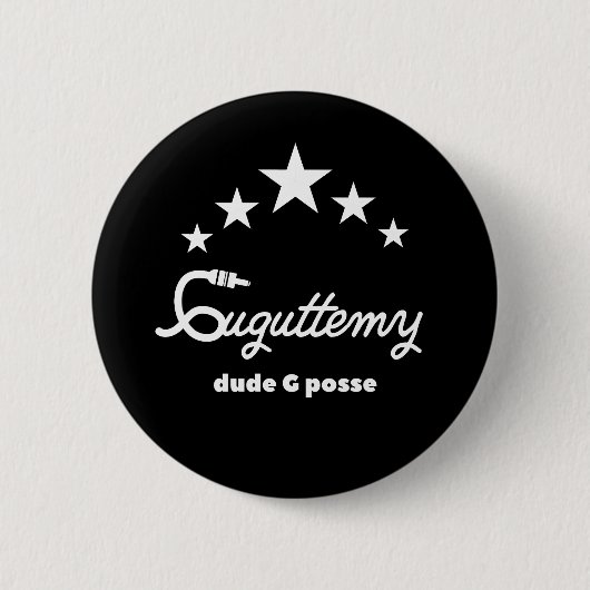 Black badge ronde button 5,7 cm (Voorkant)