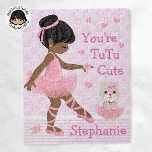 Black Ballerina Tutu Cute Jigsaw Puzzle Legpuzzel