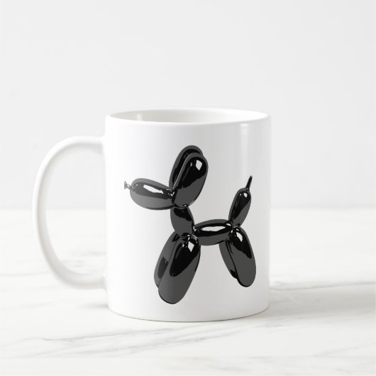 Black Balloon Dog  Koffiemok (Links)