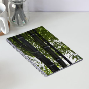 Black Bamboo Planten Floral Notitieboek