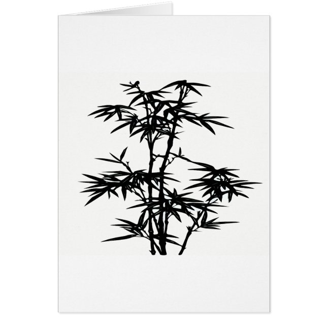 Black Bamboo Silhouette (Voorkant)