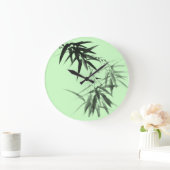 Black Bamboo Twig Grote Klok (Huis)