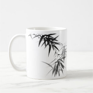 Black Bamboo Twig Koffiemok