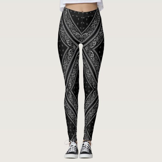Black Bandana too Leggings (Voorkant)