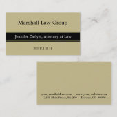 Black Banner Professional Visitekaartje (Voorkant / Achterkant)