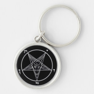 Black Baphomet Sleutelhanger