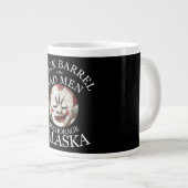 BLACK BARREL & THE BAD MANNEN ANCHORAGE ALASKA AK EXTRA GROTE BEKER (Voorkant rechts)