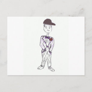 Black Baseball Pet Groom Briefkaart