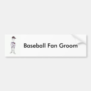 Black Baseball Pet Groom Bumpersticker