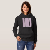 Black Basic Vrouwen Hoodie Sjabloon (Voorkant volledig)
