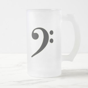 Black Bass Clef Matglas Bierpul