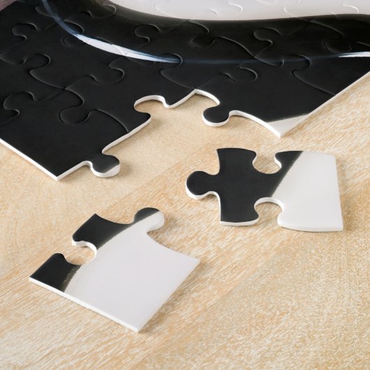 Black Bass Guitar Legpuzzel (Zijkant)