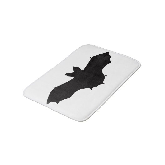 Black Bat Bath Mat (Gekanteld)