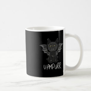 Black Bat Cat Halloween Vampire Vampurr Costuum Koffiemok