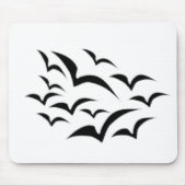 Black Bat Cloud Kinder Mousepad Muismat (Voorkant)