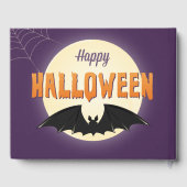 Black Bat Happy Halloween Gastenboek (Achterkant)