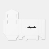 Black Bat spooky afbeelding Bedankdoosjes (Uitgevouwen)