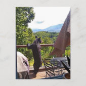 Black Bear Jouissant de vues dans Gatlinburg carte (Devant)