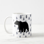 Black Bear Mountain Wilderness Coffee Mug (Gauche)