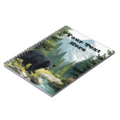 Black Bear Nature  Notitieboek (Linkerzijde)