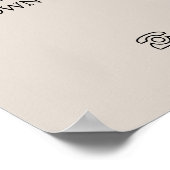 Black Beard Model, Heren Kappers Prijslijst Poster (Hoek)