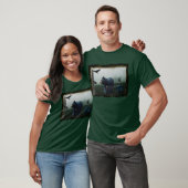 Black Bears, Ravens & Totem Pole Wildlife T-Shirt (Unisexe)