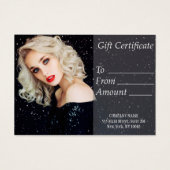 Black Beautiful Certificat cadeau femmes (Devant)