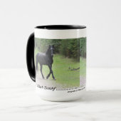 "Black Beauty" Alberta Wild Horse 2 Mok (Voorkant links)