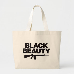 Black Beauty AR - zwart Grote Tote Bag