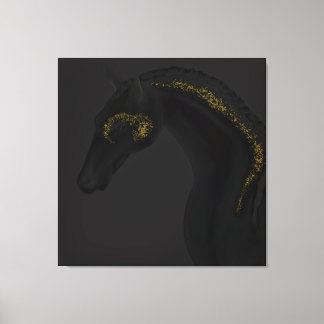 Black Beauty Canvas Afdruk