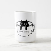 Black Beauty Cute Coffee Cup Graphic mug (Centre)