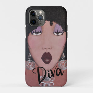 "Black Beauty Diva" iPhone 11 Pro Hoesje