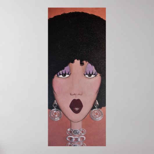 "Black Beauty Diva" Poster (Voorkant)