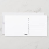 Black Beauty Friesian Horse - Carte de voeux (Dos)