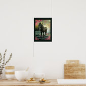 Black Beauty Friesian Horse - Poster (Cuisine)