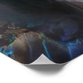 Black Beauty Friesian Horse - Poster (Hoek)