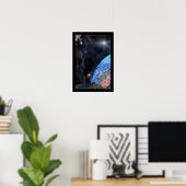 Black Beauty Friesian Horse - Poster (Bureau à domicile)