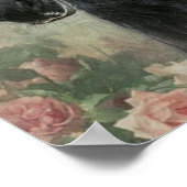 Black Beauty Friesian Horse - Poster (Hoek)