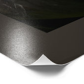 Black Beauty Friesian Horse - Poster (Coin)