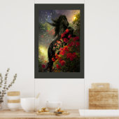 Black Beauty Friesian Horse - Poster (Cuisine)