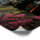 Black Beauty Friesian Horse - Poster (Coin)