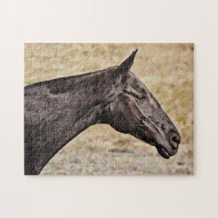 Black Beauty Horse Medium Puzzle Legpuzzel