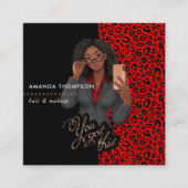 Black Beauty Mode Visitekaartje (Voorkant)