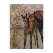 Black Beauty-paard "Mijn moeder en ik"