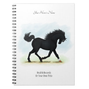 Black Beauty Personalized Horse Owner's Journal Notitieboek