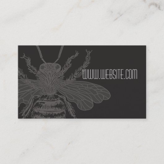 Black Bee Bizcard Visitekaartje (Voorkant)
