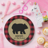 Black Beer Buffalo Pset Lumberjack Bord (Feest)